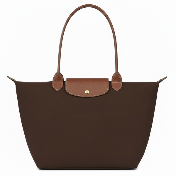 Large Packable Tote Bag, Ebony